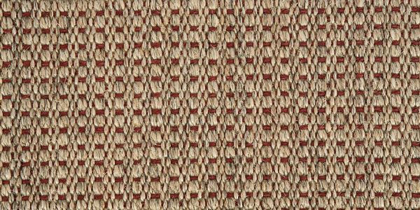 Red-Panama-Champagne-Sisal-Carpet Red Panama Champagne Sisal Carpet